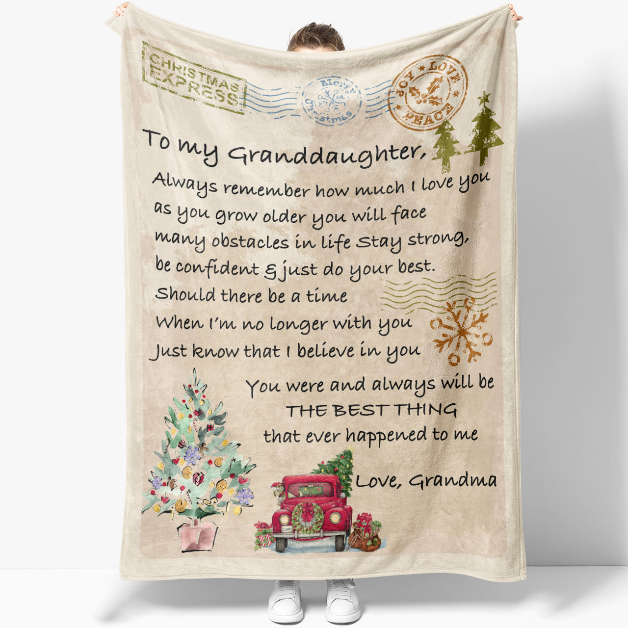 Blanket Gift For Granddaughter, Gifts For Teenage Granddaughter, Always Remember