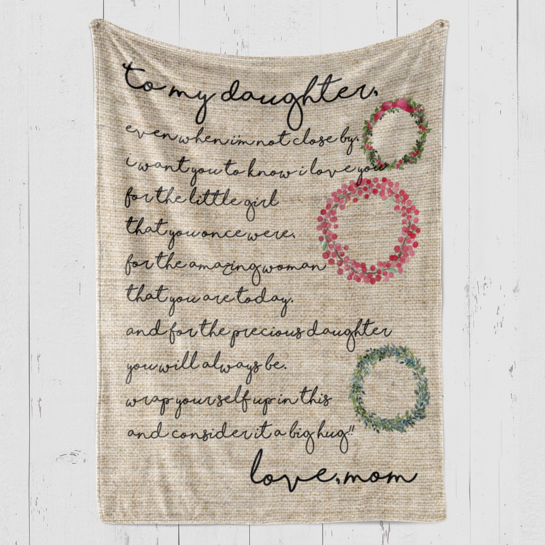 Christmas Blanket Gift For Granddaughter, Gifts For Granddaughter, I Love You