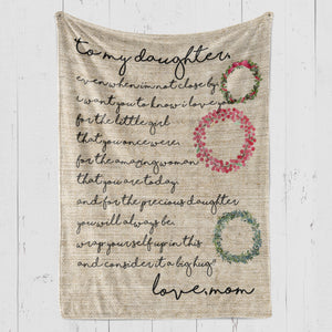 Christmas Blanket Gift For Granddaughter, Gifts For Granddaughter, I Am Not Close By