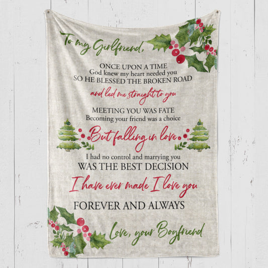 Christmas Blanket Gift For Her, Gift For Girlfriend, Once Upon A Time 201120