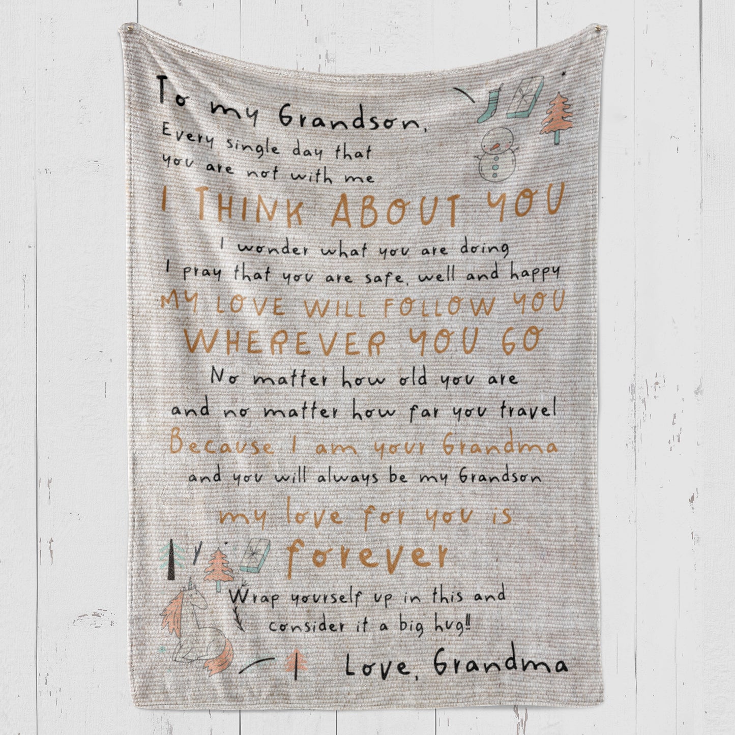 Blanket Gift For Grandson, High School Graduation Gifts For Grandson, You Are Not