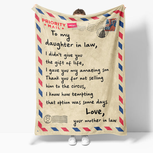 Blanket Gift For Daughter In Law, Gift Ideas For Daughter In Law, Give You The Gift