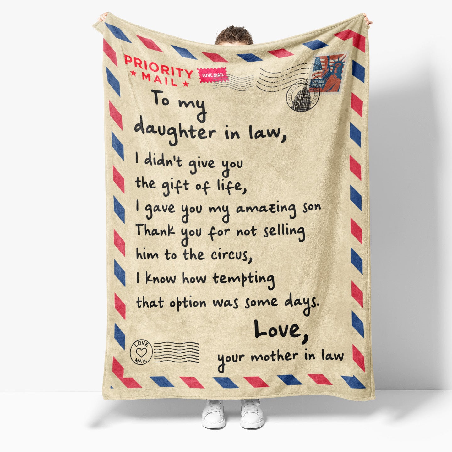 Blanket Gift For Daughter In Law, Future Daughter In Law Gifts, The Gift of Life