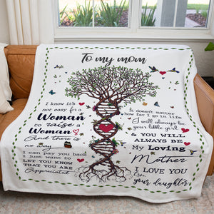 Blanket Gift Ideas For Mom, Personalized Mothers Day Blanket Gift, Tree of Life Blanket