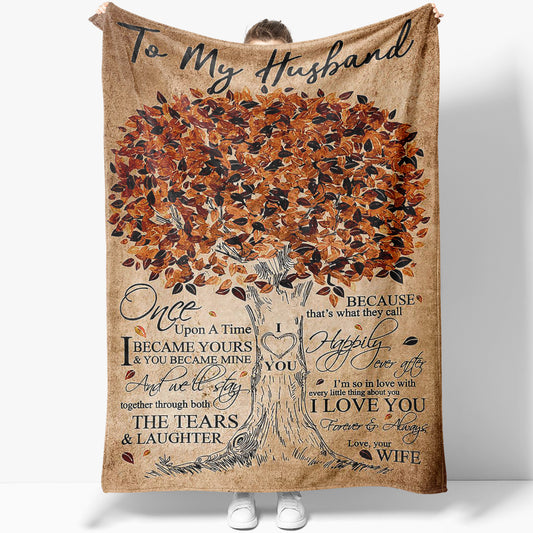 Blanket Gift Ideas For Husband, Custom Personalized Blanket Gift, Tree of Life