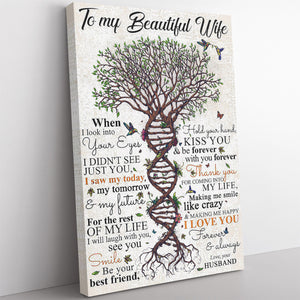 Canvas Gift Ideas For Wife, Custom Personalized Canvas Gift, Tree of Life