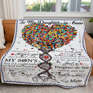 Blanket Gift Ideas For Daughter in Law, Custom Personalized Blanket Gift, Tree of Life