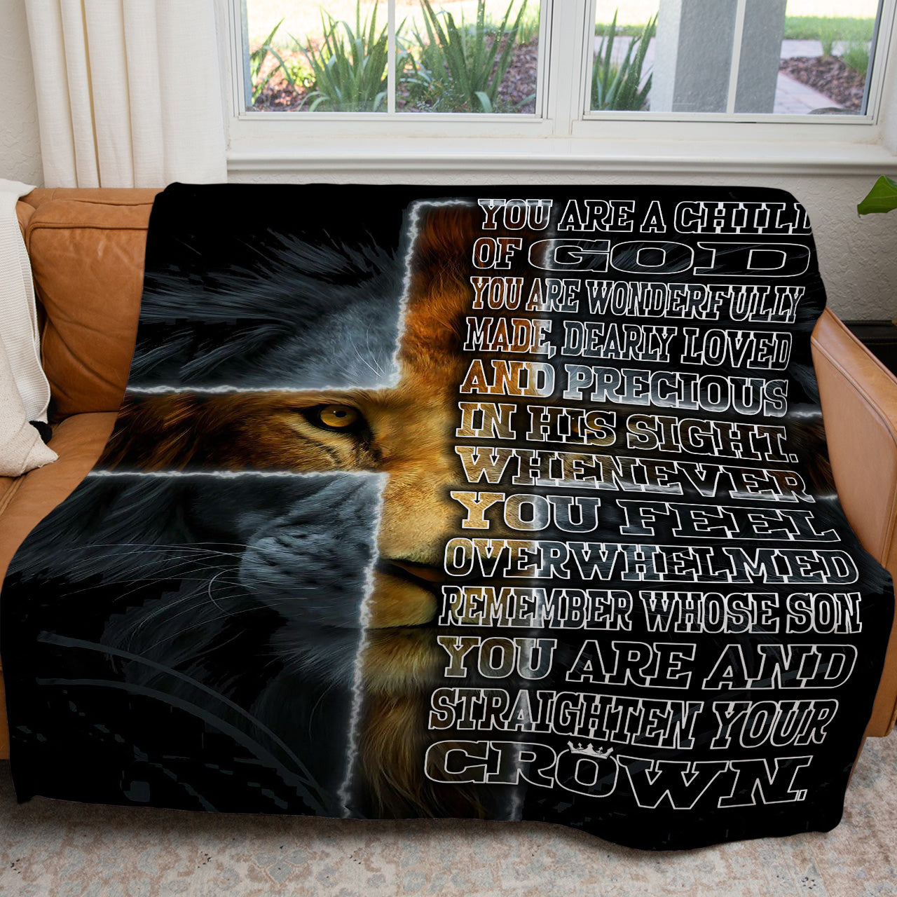 Blanket Gift Ideas For Son, You Are A Child of God Blanket