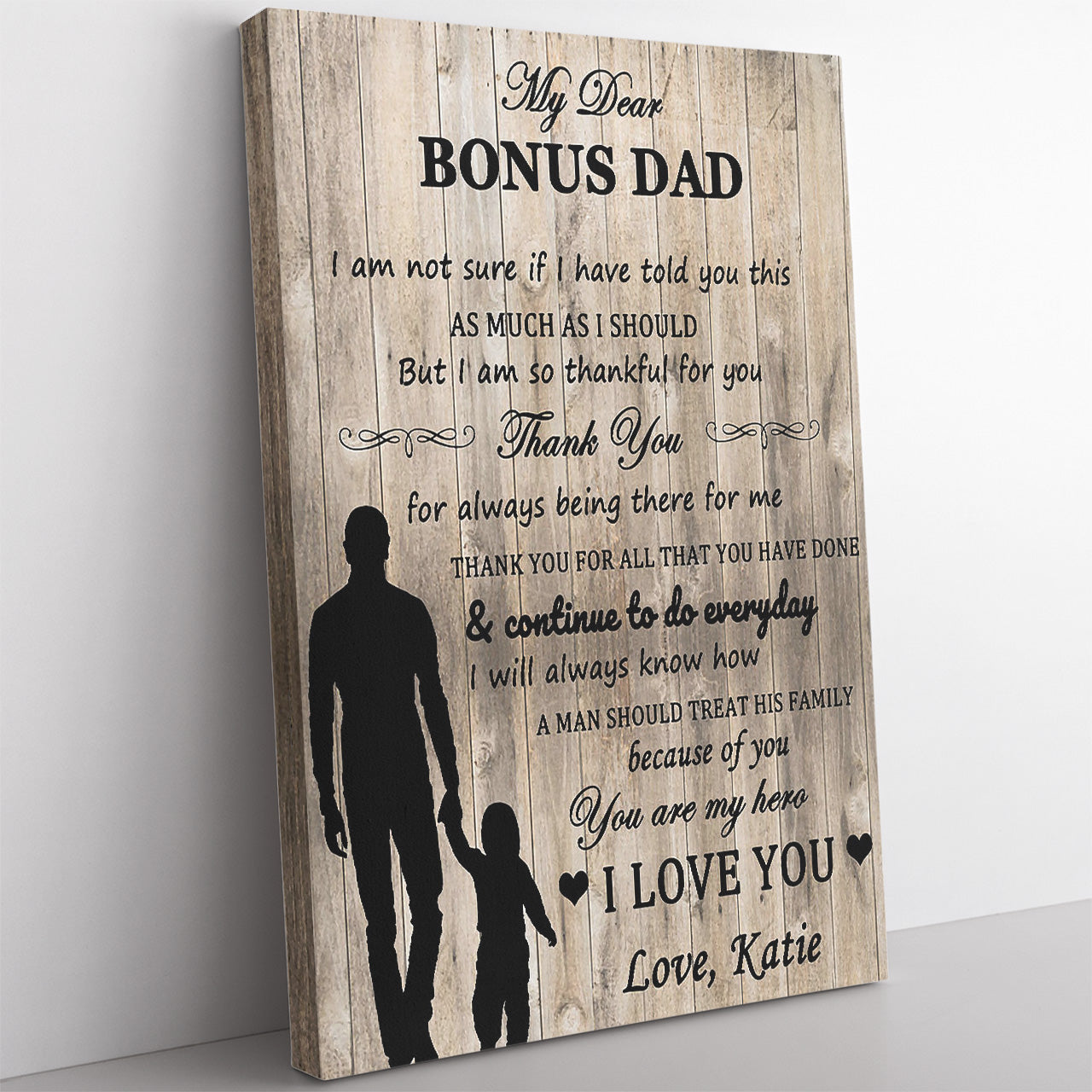 Step Dad Gift, Bonus Dad Gift, Custom Father's Day Git for Step