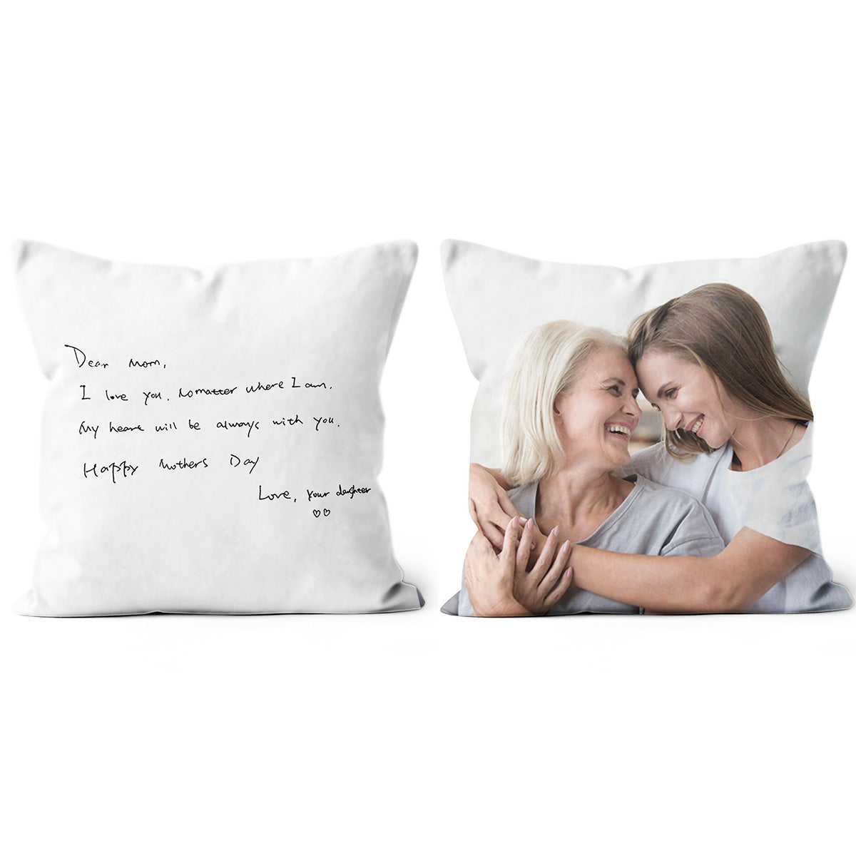 Custom Handwriting Letter Pillow Gift for Mom, Personalized Pillow Mothers Day Gift for Mom