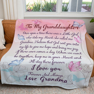 Blanket Gift Ideas For Granddaughter, A Little Girl Who Stole My Heart Blanket from Grandma