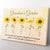 Personalized Grandkid Names Grandma's Garden Sunflower Canvas Gift Ideas, Thought of Our Love for You Canvas Gift for Grandma