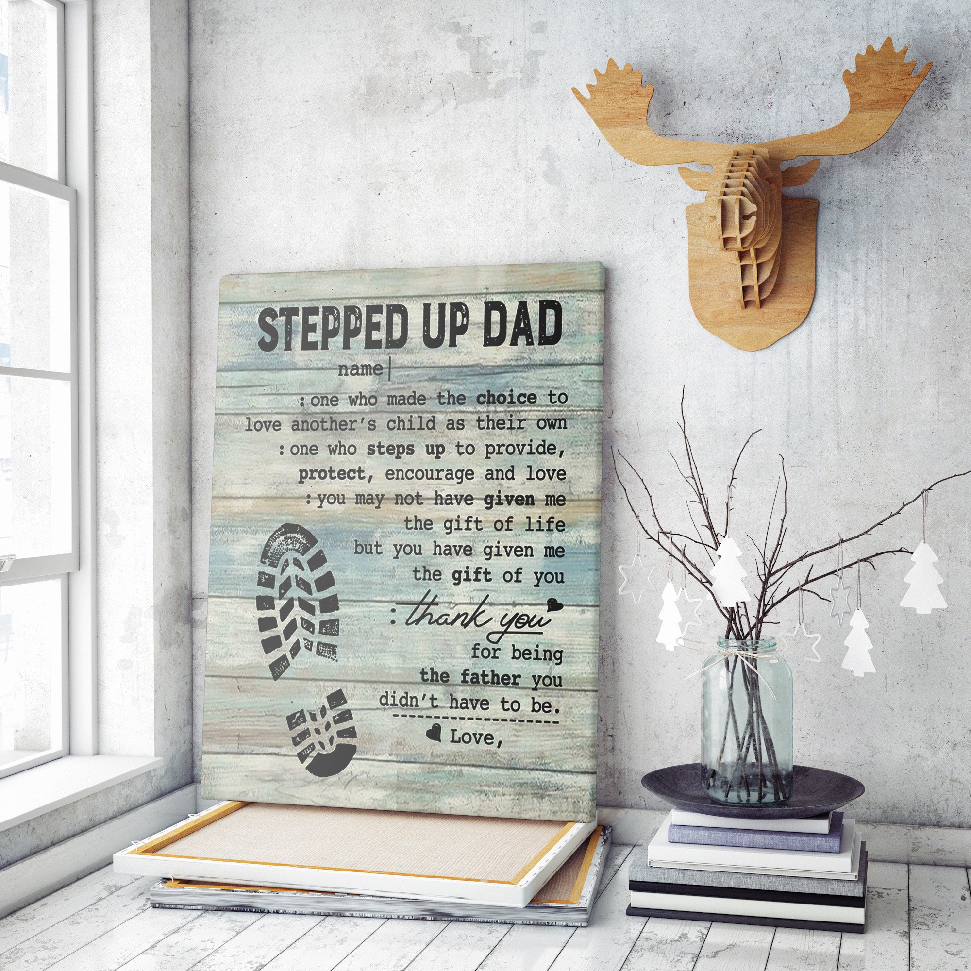 Stepped Up Dad Who Choice To Love Another's Child As Their Own Father's Day  - Stepped Up Dad Who Choice To Love - Sticker