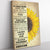 Sunflower Motivational Canvas Gift, Meaningful Canvas Find Something Good in Every Day