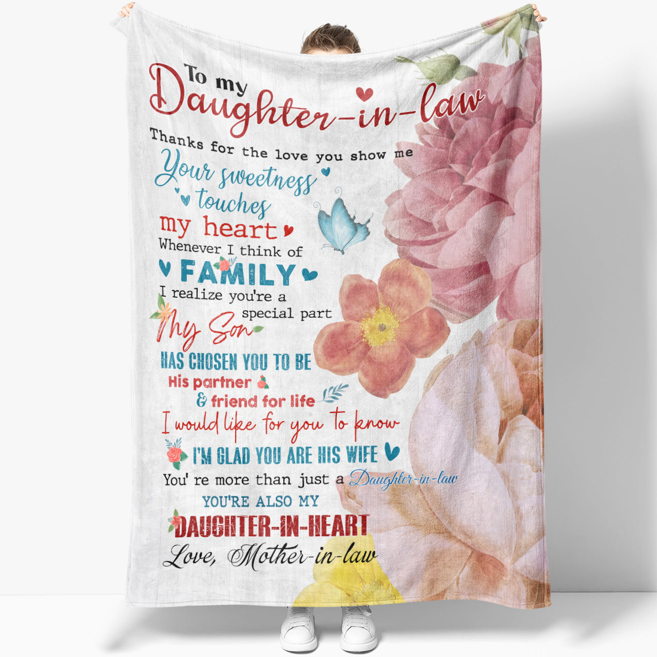 To my daughter discount in law blanket