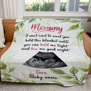 Custom Blanket for Future Mom, UltraSound Image Blanket for Pregnant Pregnancy
