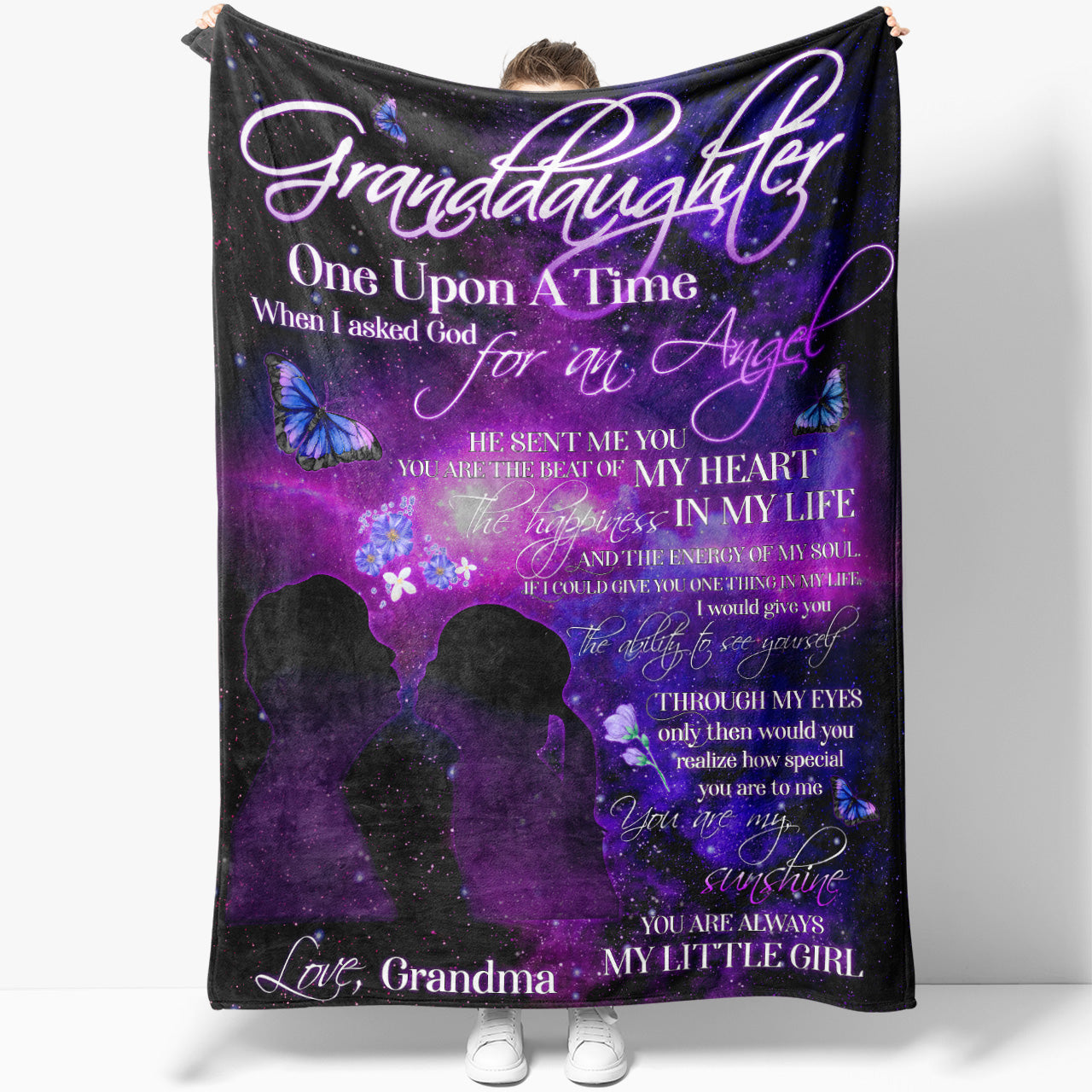 Blanket Gift Ideas For Granddaughter, I Asked Gof for An Angel He Sent Me My Dranddaughter Blanket