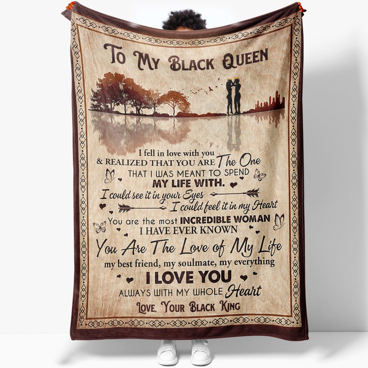 Blanket Gift Ideas For Black Queen, You Are The Incredible Woman Blanket, Anniversary Blanket Gift for Black Wife, Valentines Day Ideas For Her