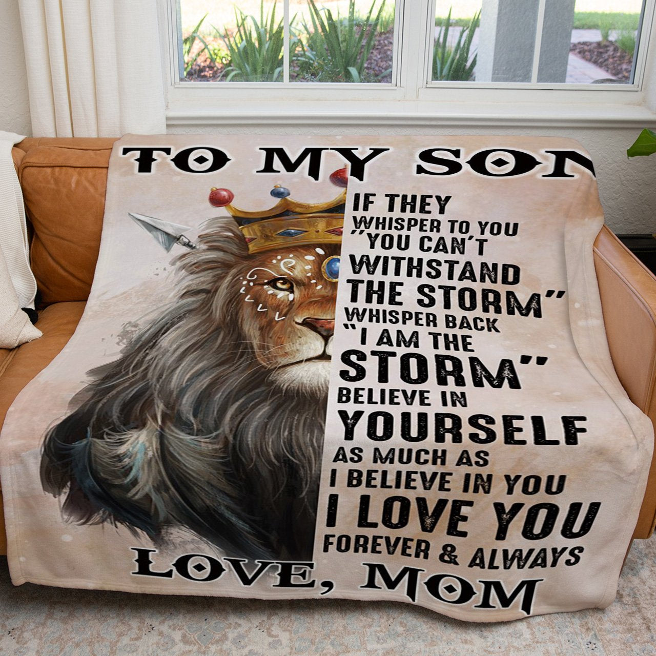 The Love Between Mother And Son Is Forever Photo Pillow