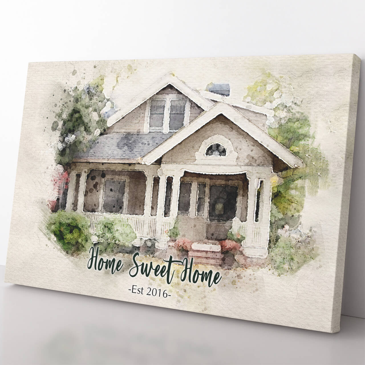 Housewarming Gift First Home, New Home Personalized Canvas