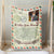 A Letter From Heaven Blanket, Custom Name and Photo Sympathy Bereavement Blanket