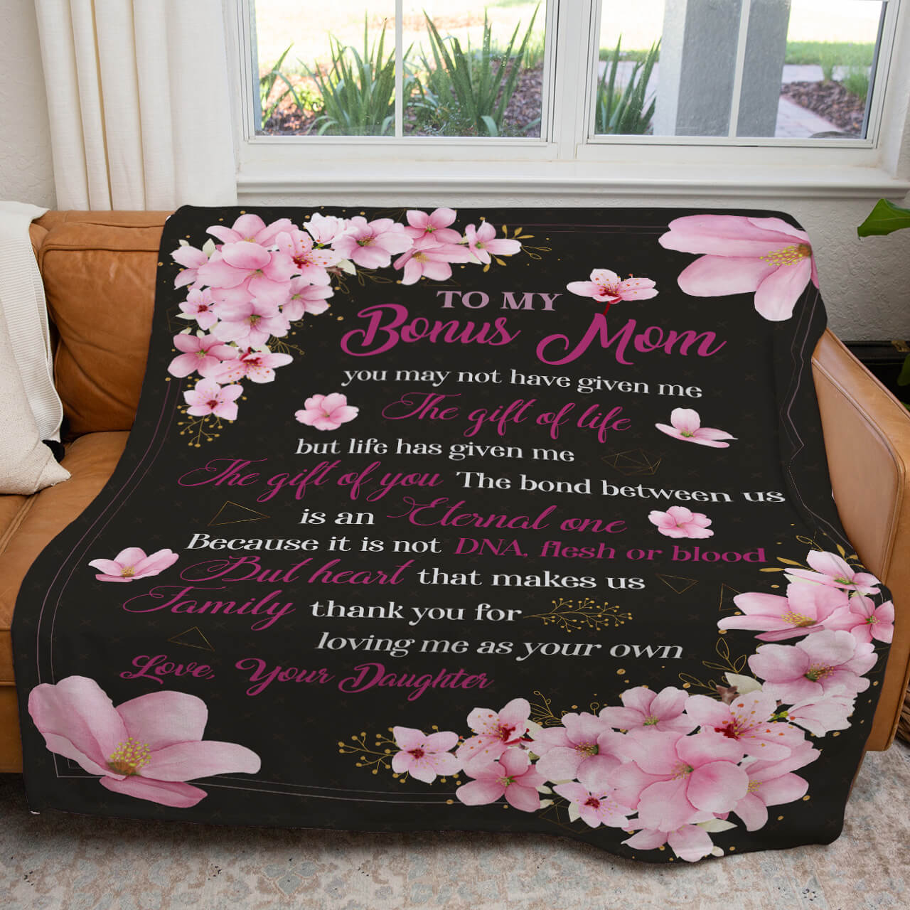 Blanket Gift Ideas For Step Mom, Life Has Given Me The Gift Of You