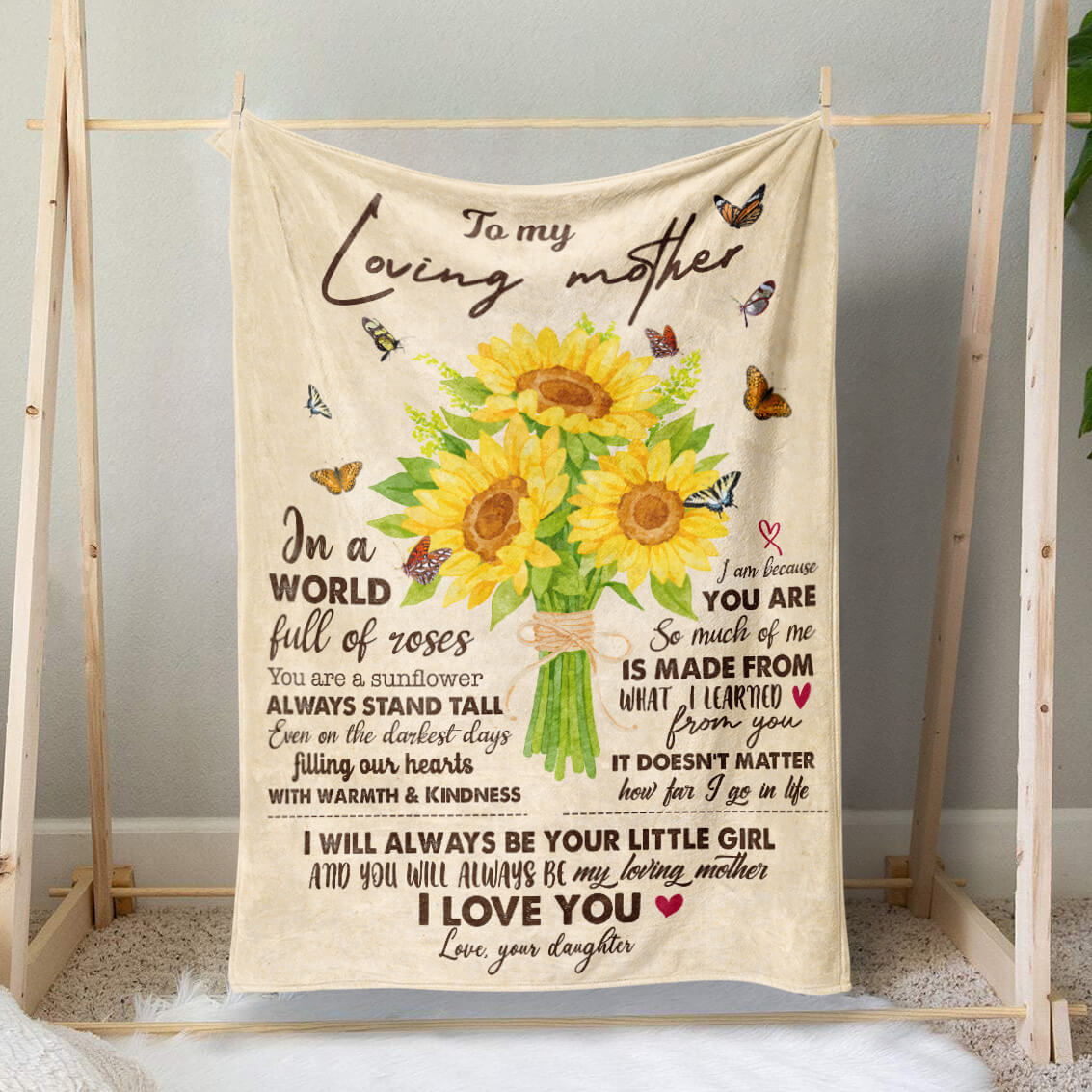 Blanket Gift ideas For Mom, Christmas Gifts For Mom, I Am, Mothers