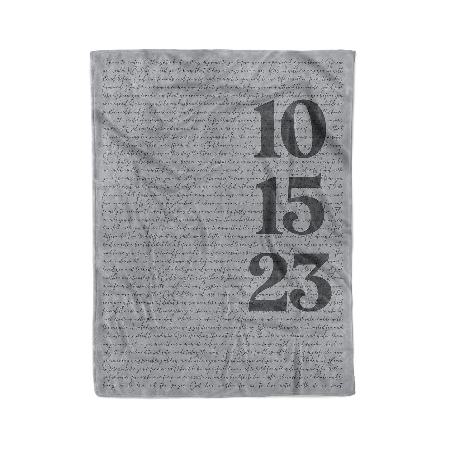 Draft; (Color - Gray); 10.15.23; 60x80 - Fleece Blanket