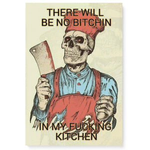 Funny Gift ideas for Mom, Funny Gift for Wife, There Will Be No Bitchin in My Fucking Kitchen