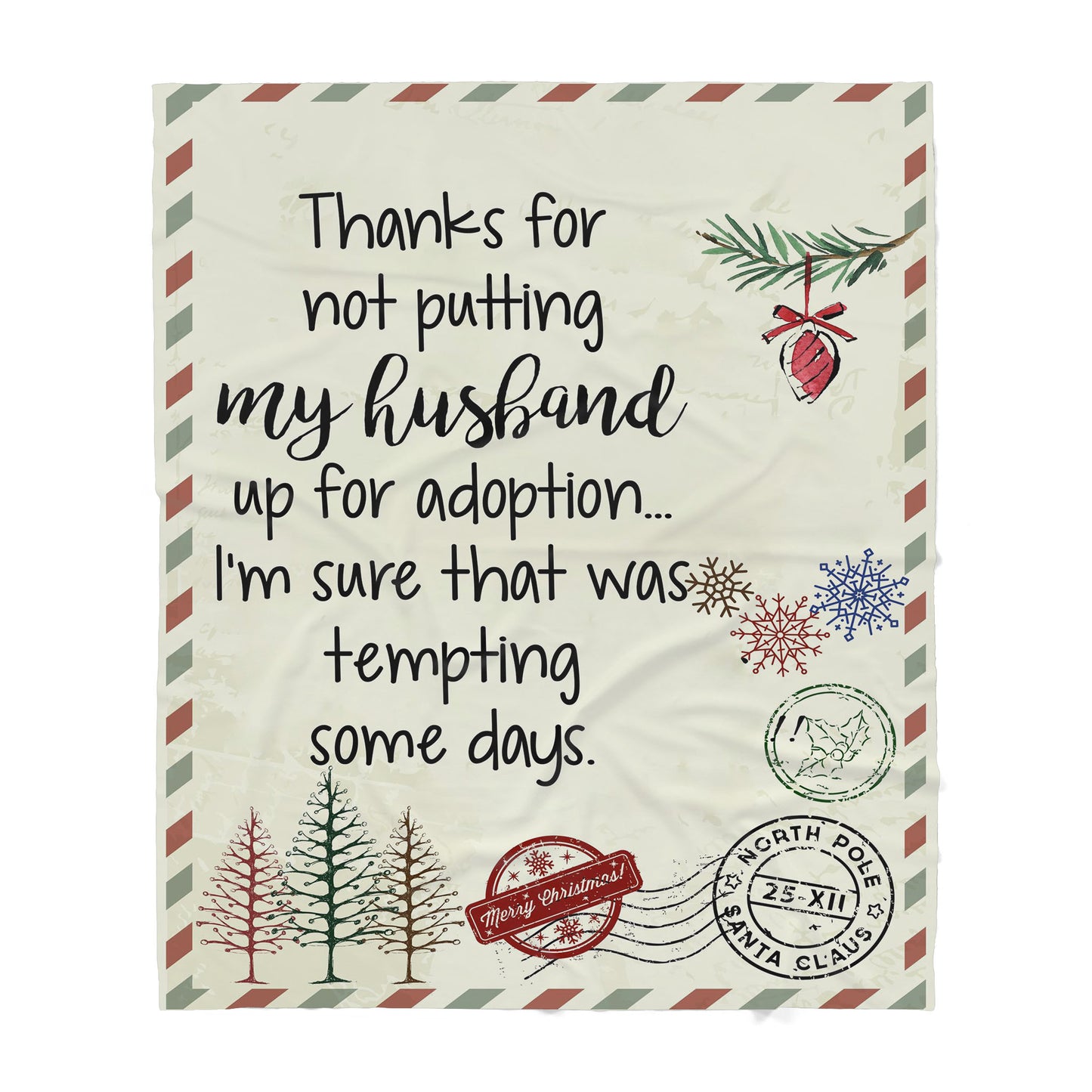 Blanket Christmas Gift Ideas for Mother in Law Not Putting My Husband for Adoption 20120202 - Sherpa Blanket