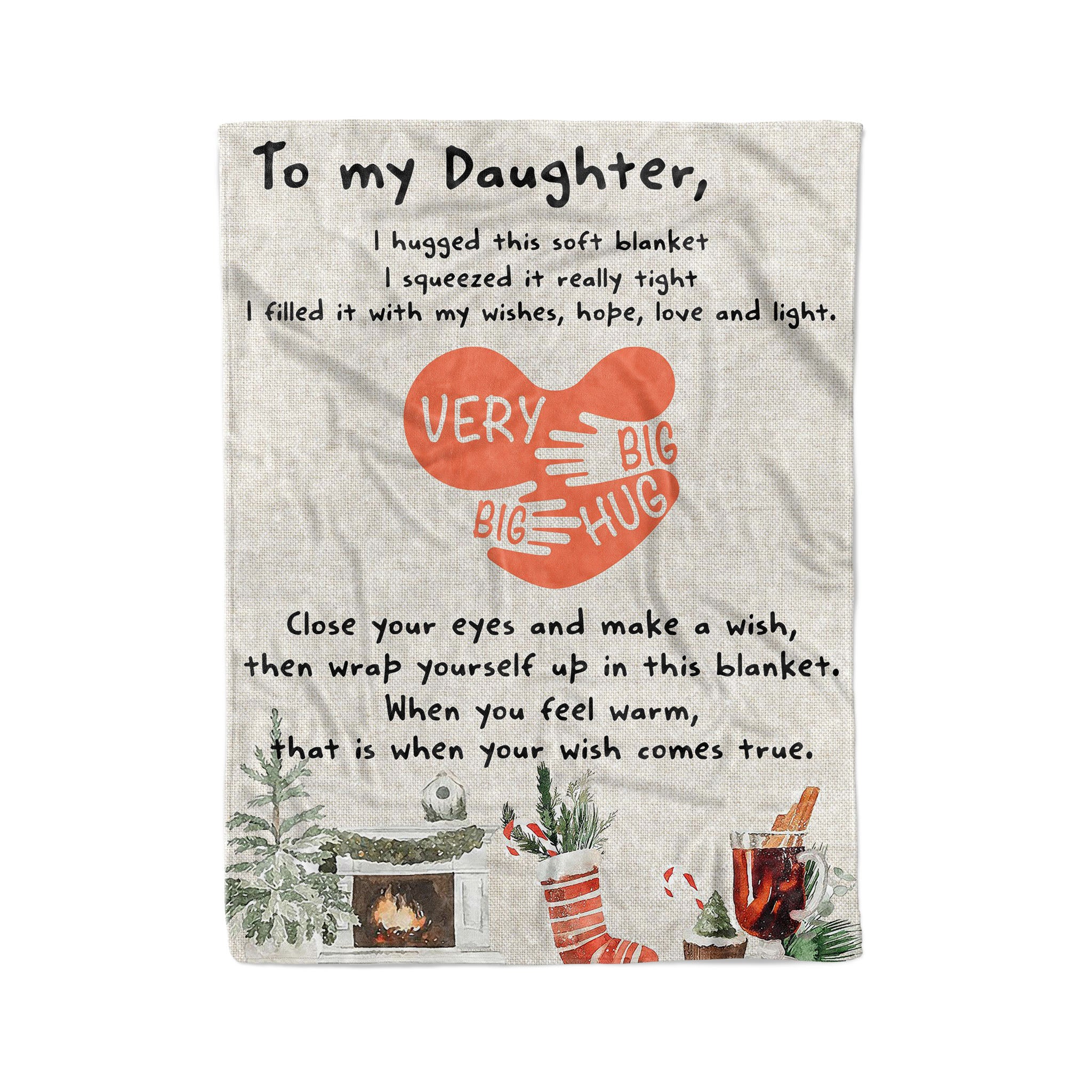 Blanket Father Daughter Gifts, Best Christmas Gifts For Daughter, Make a  Wish Love, Special Sweet Gifts For Daughters, Gift For Daughter From Dad -  Sweet Family Gift