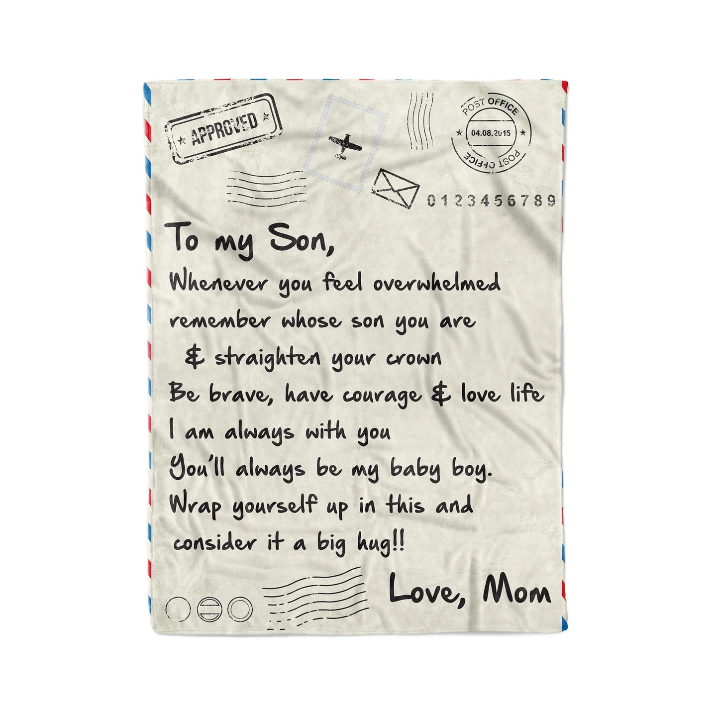 Blanket Gifts For Sons From Mothers, Mother And Son Gifts, Feel Overwhelmed