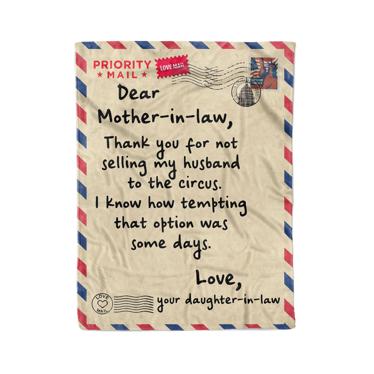 Funny Blanket Christmas Gift Ideas for Mother in Law 2011284 - Fleece Blanket