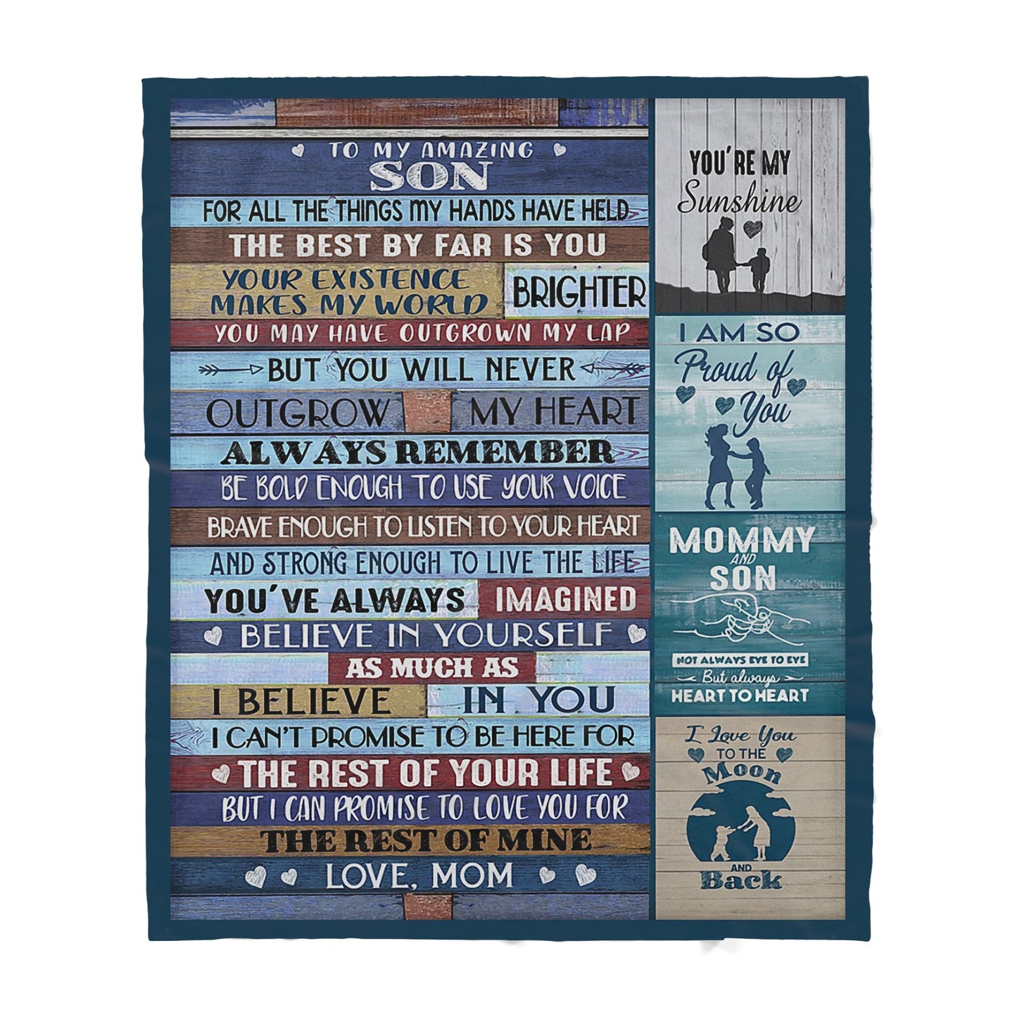 Blanket Gift For Son, Graduation Gift Ideas For Son, All The Things