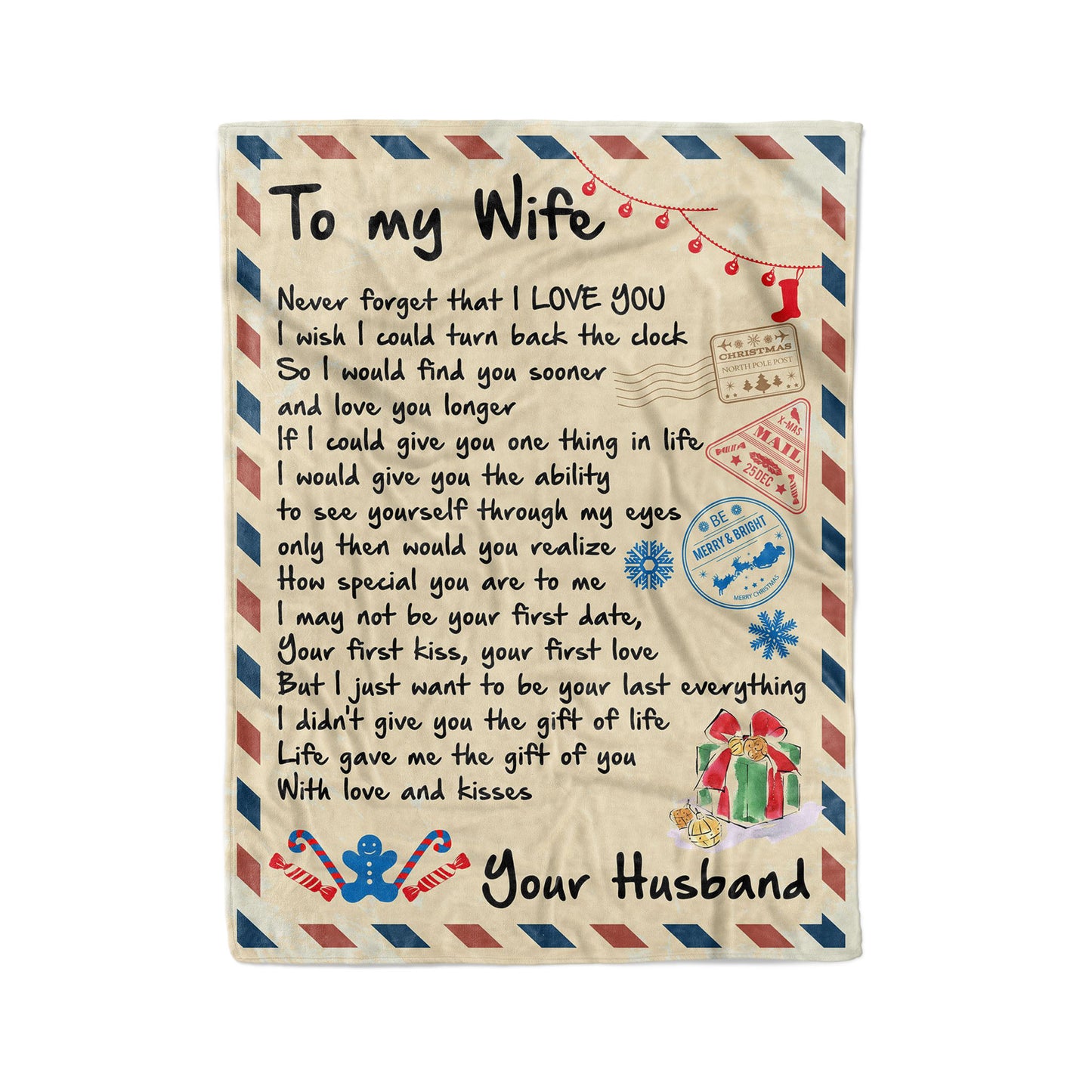 Blanket Christmas Gift For Wife, Gift Ideas For Her, You Are The Only One