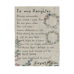 Blanket Gift For Daughter, Birthday Gift For Daughter, Always Remember