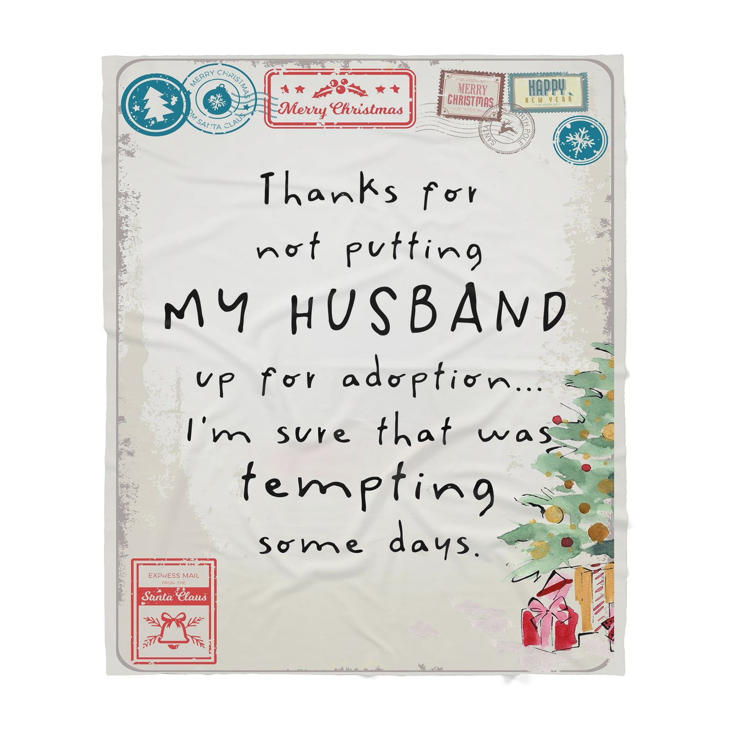 Blanket Christmas Gift Ideas for Mother in Law Not Putting My Husband for Adoption 20120204 - Sherpa Blanket