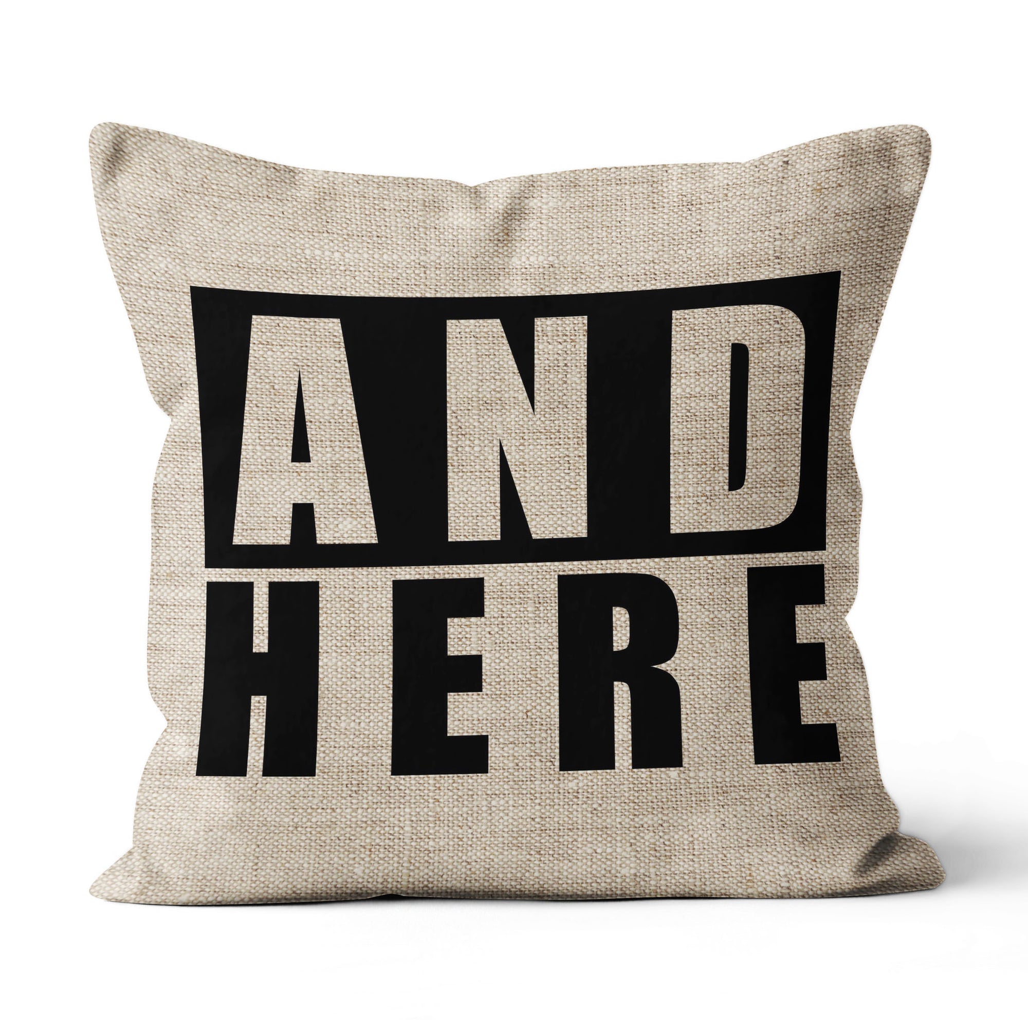 And Here We Had Sex Here Funny Gift Ideas for Husband Wife Linen Pillow