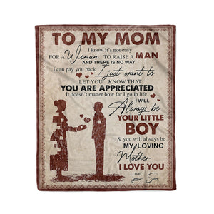 Blanket Gift Ideas For Mom, Meaningful Mothers Day Gift Present Ideas, Its Not Easy