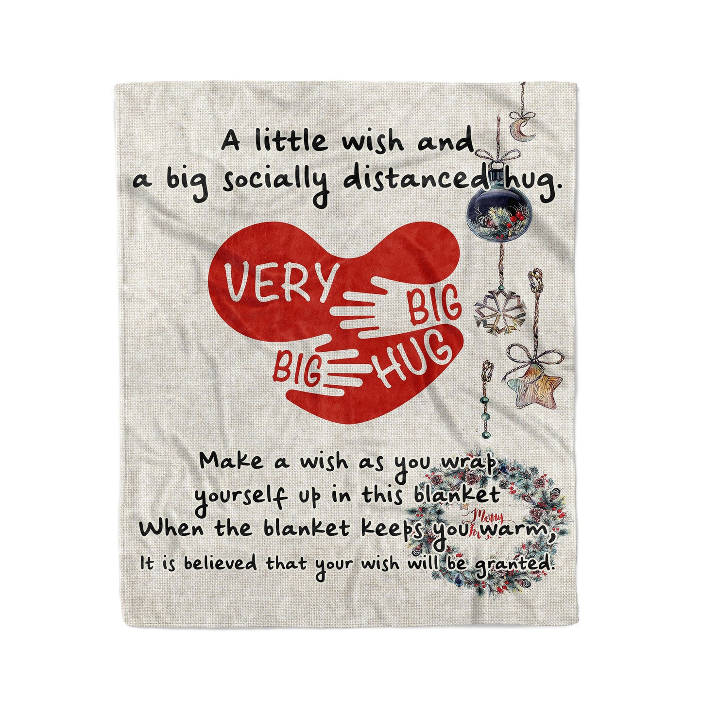 Christmas Blanket Gift Ideas, A Little Wish Blanket, a Big Socially Distanced Hug