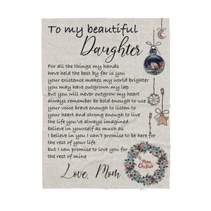 Blanket Christmas Daddy Daughter Gifts, Birthday Gift Ideas For Daughter, Far Is You