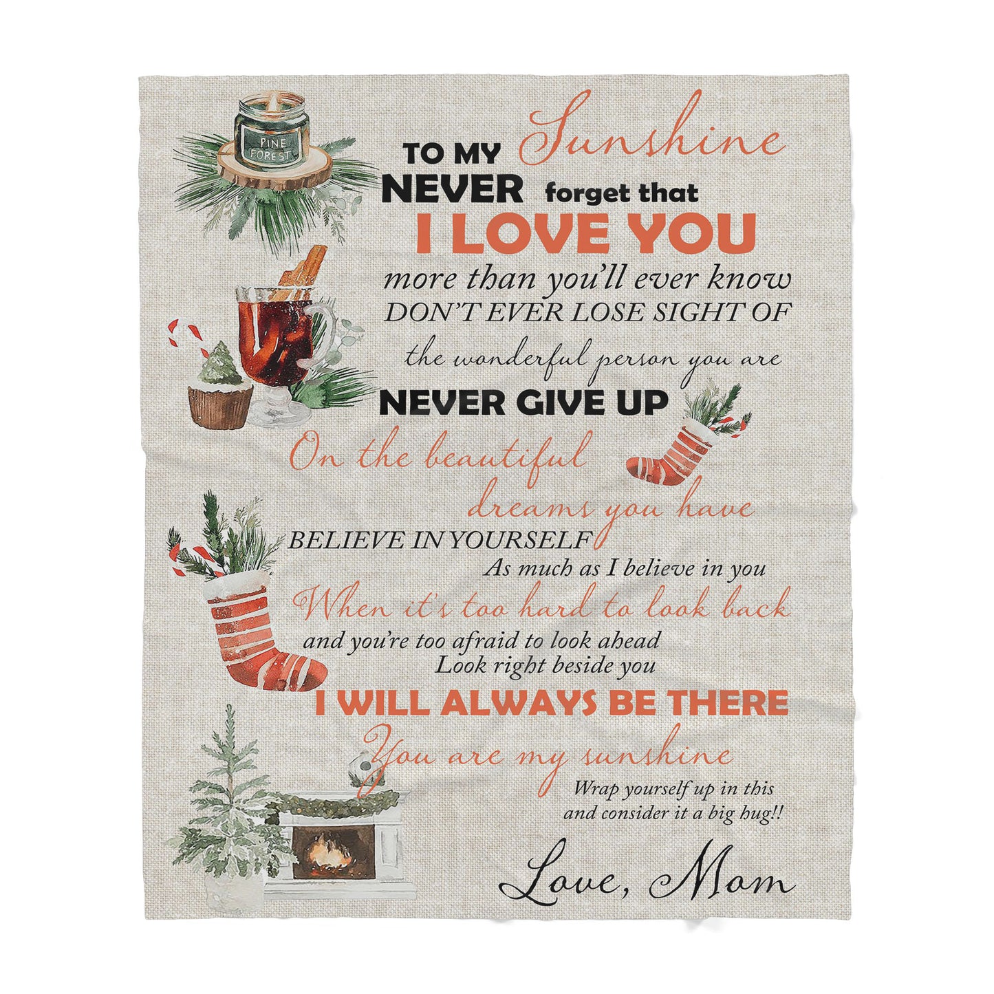 Blanket Mother Daughter Gifts Ideas, Mother And Daughter Gifts, I Love You More