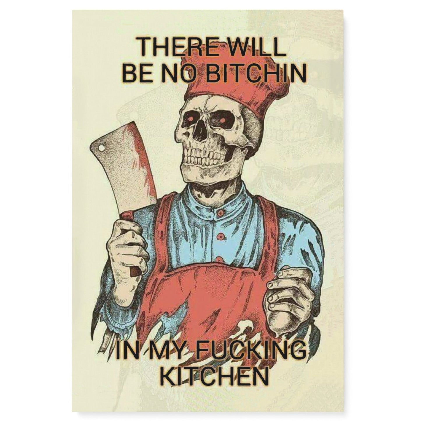 Funny Gift ideas for Mom, Funny Gift for Wife, There Will Be No Bitchin in My Fucking Kitchen