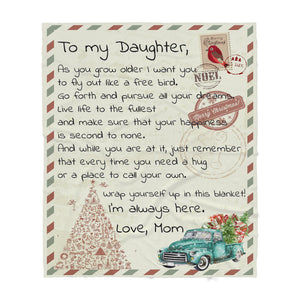 Blanket Mother Daughter Gifts Ideas, Sentimental Gifts For Daughter From Mom, You Grow Older