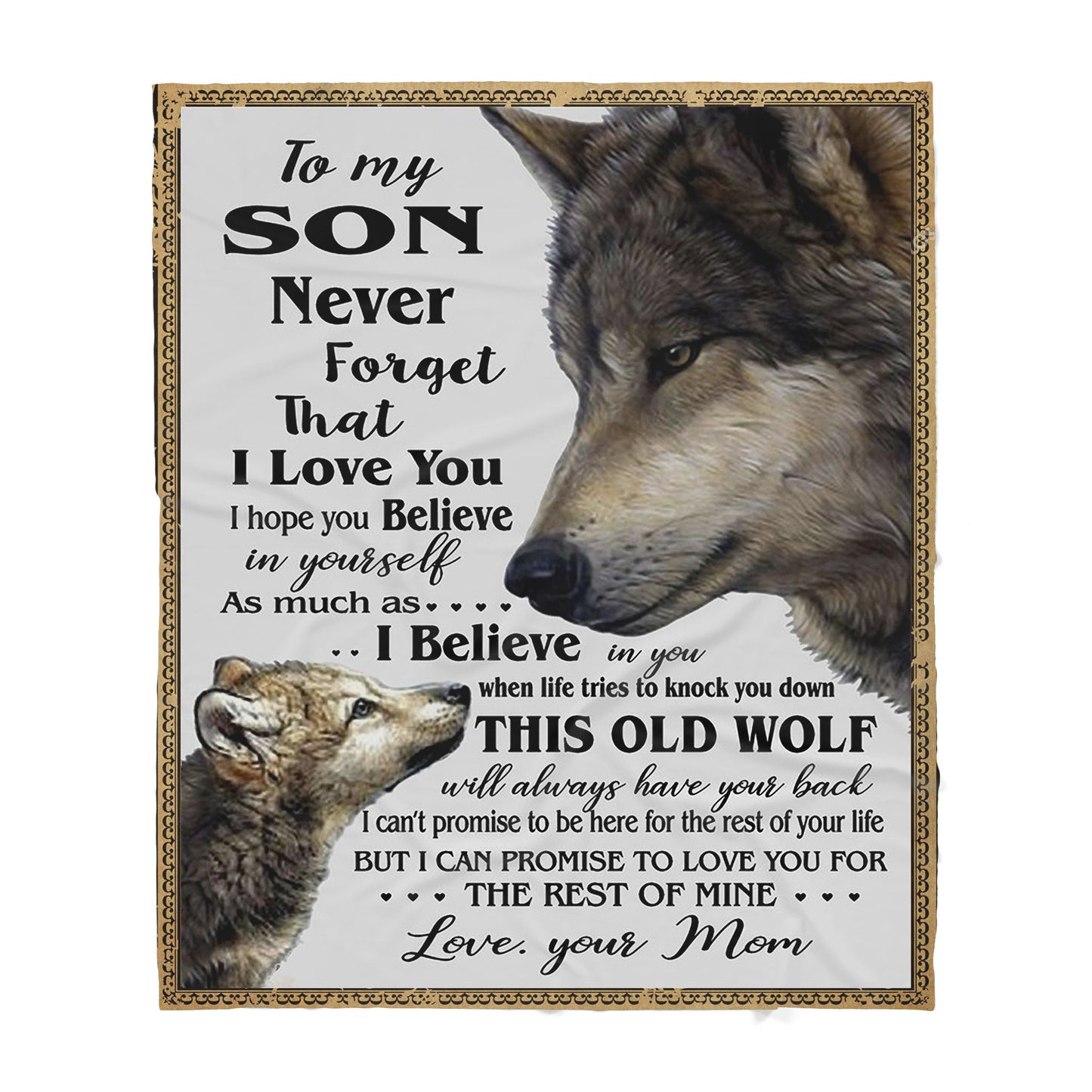 Blanket Gift For Son, Sentimental Gifts For My Son, I Love You