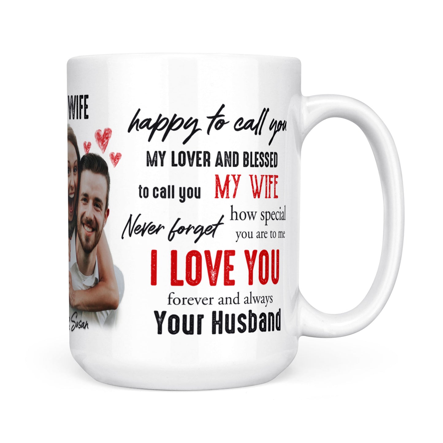 Mug Gift for Wife Missing Caring Loving You 210123M12