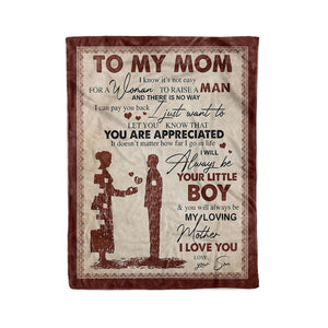 Blanket Gift Ideas For Mom, Meaningful Mothers Day Gift Present Ideas, Its Not Easy