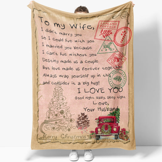 Blanket Gift For Her, Birthday Gifts For Her, Unique Gifts For Wife, I Didnt Marry You