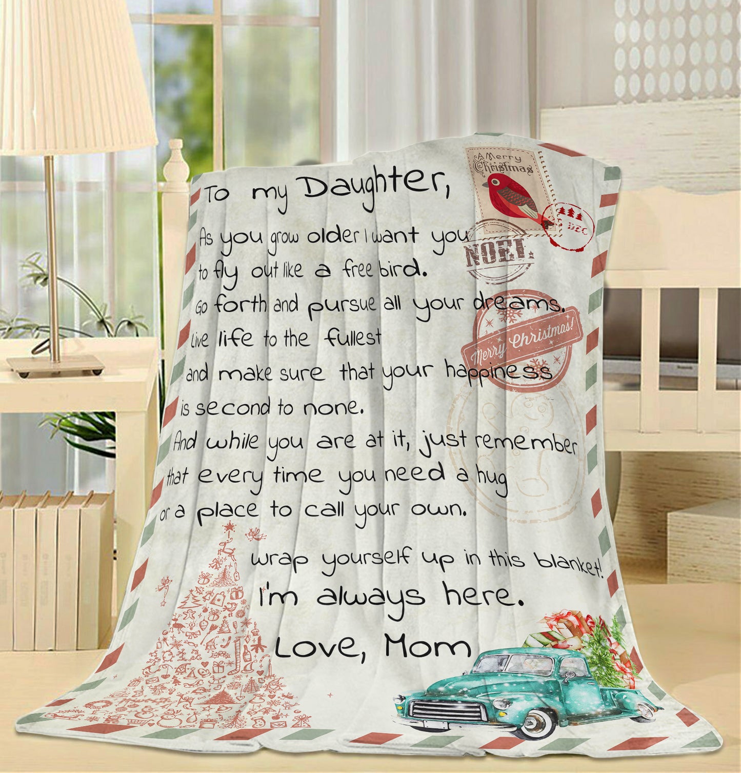 Blanket Mother Daughter Gifts Ideas, Sentimental Gifts For Daughter From Mom, You Grow Older