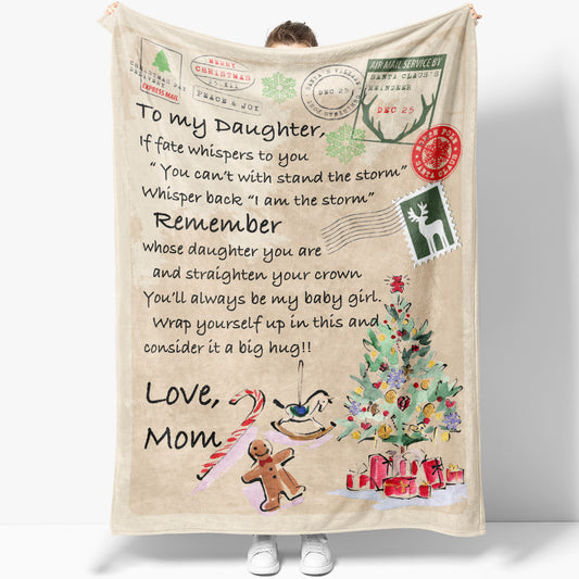 Blanket Gift For Daughter, Gift Ideas For 16 Year Old Daughter, Fate Whispers To You